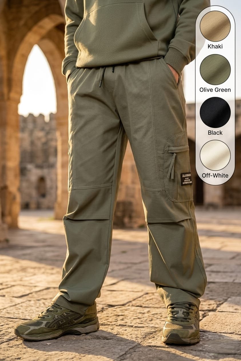 The Signature Wide-Leg Cargo Pant - Image 4